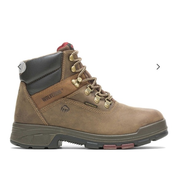 NEW! Wolverine Mens EPX CABOR 6" Waterproof Work Boot Dark Coffee 10 EW W10315 - Picture 1 of 15